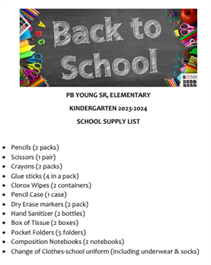 Supply List