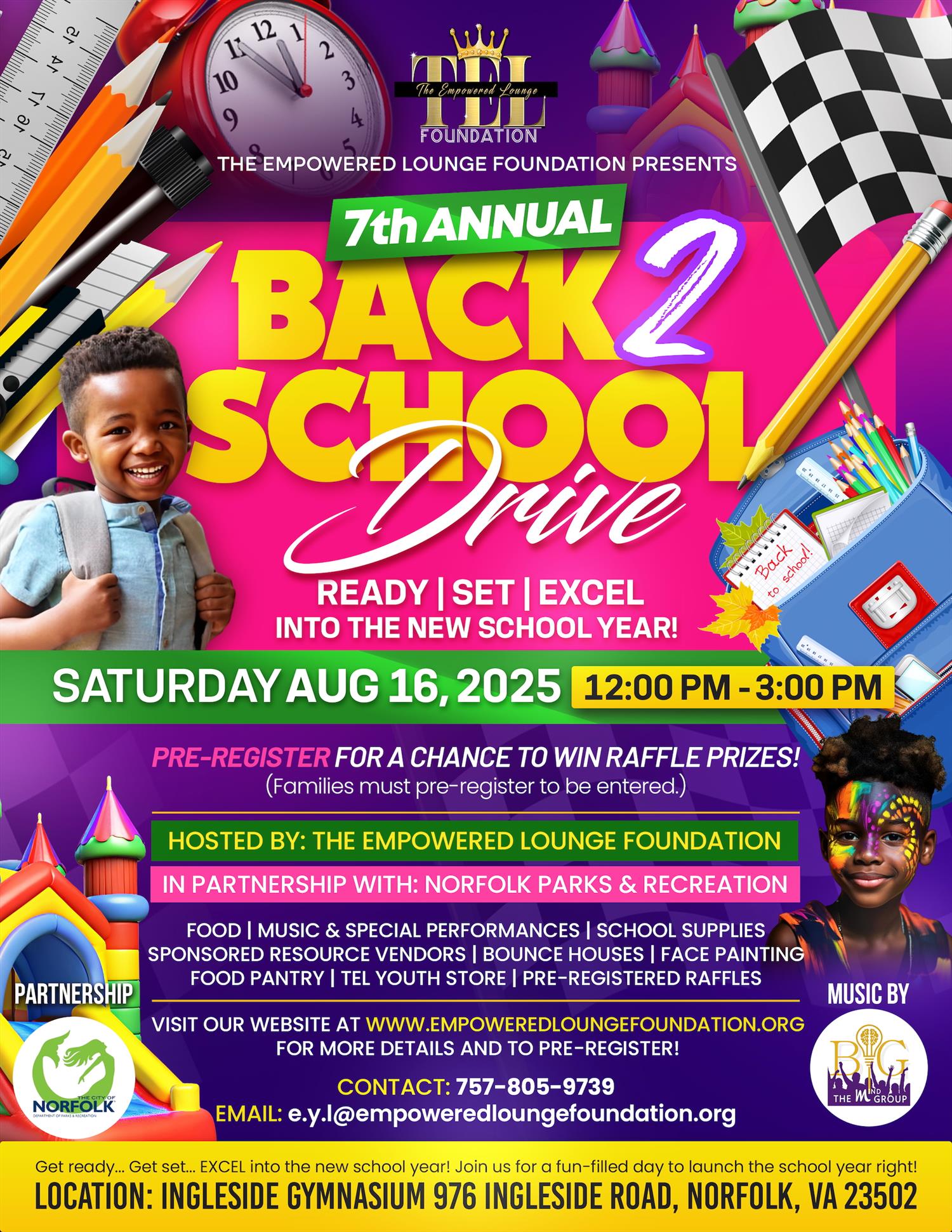 Back 2 School Drive Community Event
