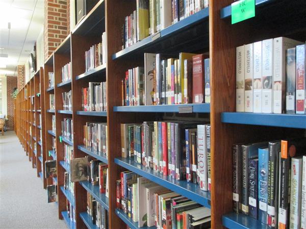 wall of books 