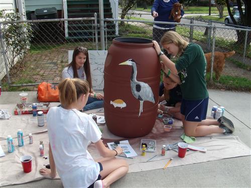 The Rain Barrel Project for River Fest The Rain Barrel Project for River Fest