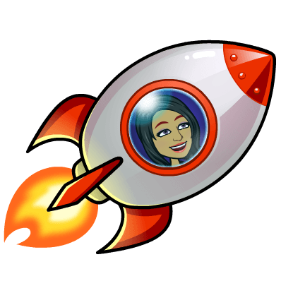 bitmoji in a rocket 