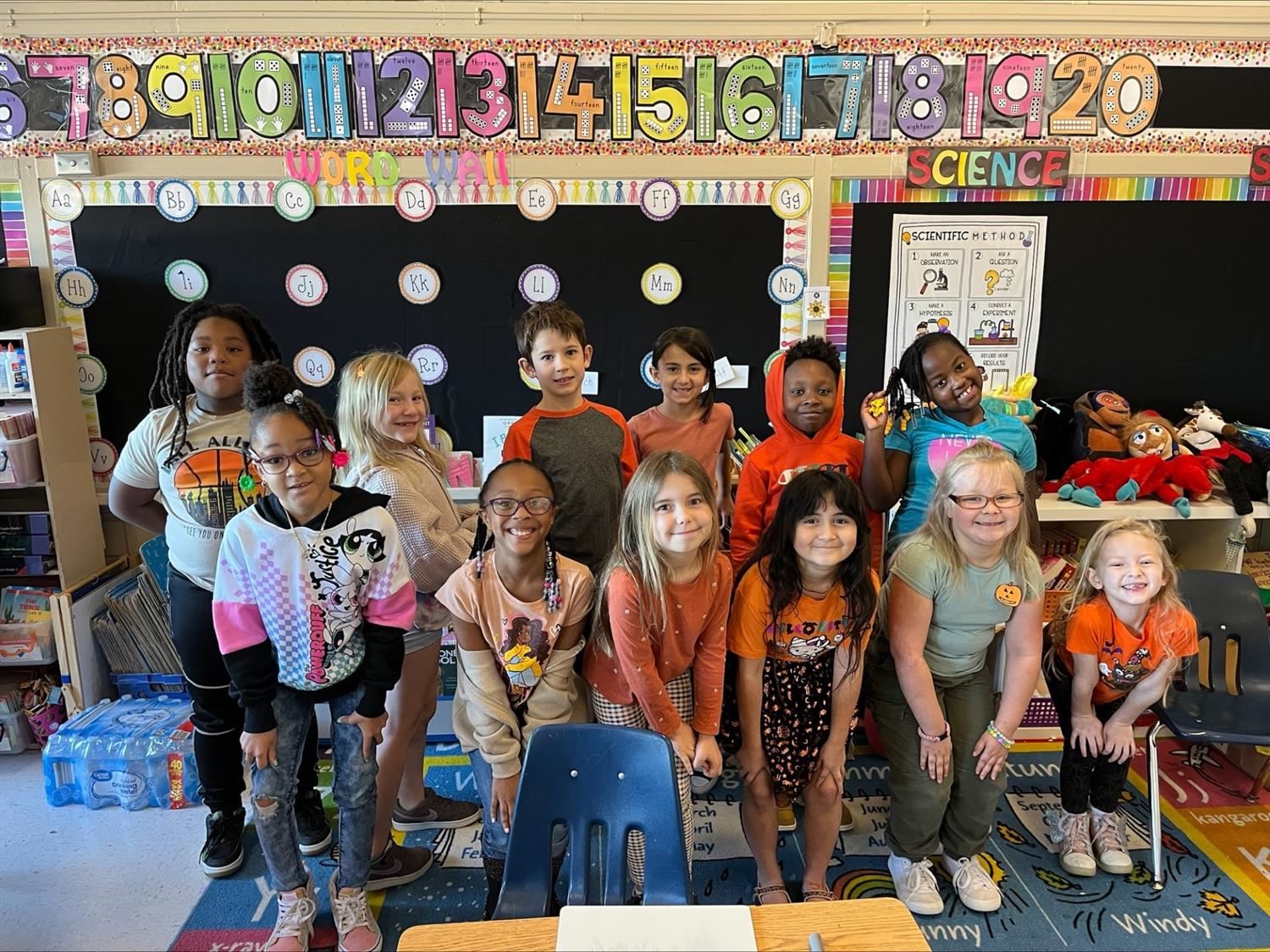  A picture of students on Unity Day 