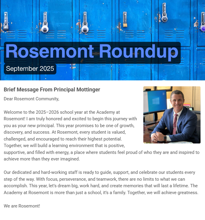  Rosemont Roundup Newsletter