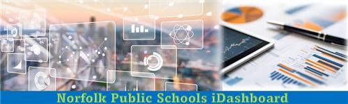 charts, iPad and pen with data for Norfolk Public Schools