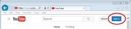 Youtube Sign In 