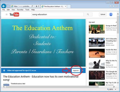 Youtube Approve 