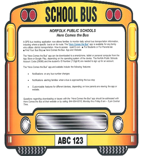 Bus Routes / Here Comes the Bus Program