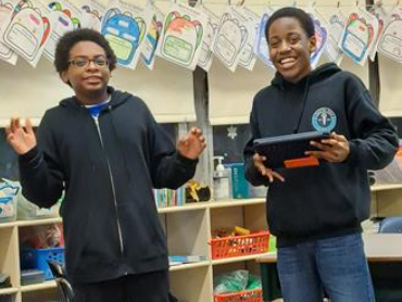 Albert & Isaiah- Outreach @Norview Elementary
