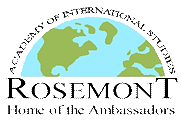 Academy of International Studies at Rosemont Logo